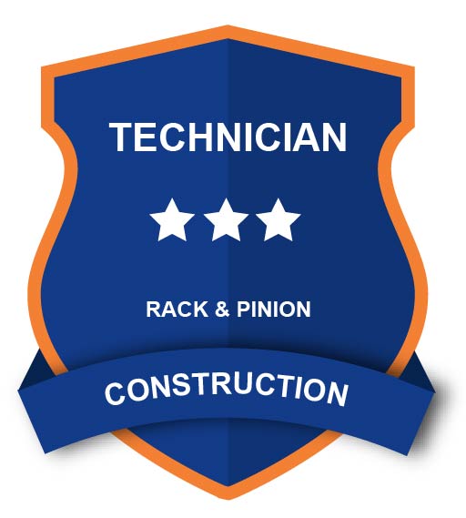 Assessment checklist Star Level 3 for Construction rack and pinion products