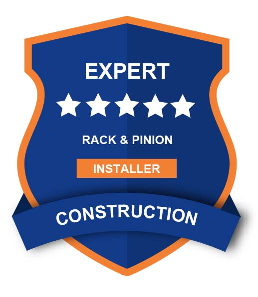 Assessment for Star Level 5 for Construction rack and pinion products - Installer Track